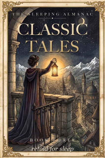 Cover of The Sleeping Almanac: Classic Tales Retold for Sleep, Book Three