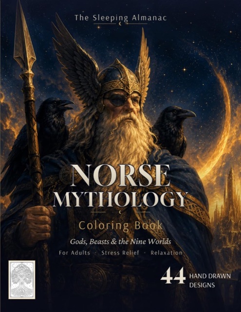 Cover of the Norse Mythology Coloring Book