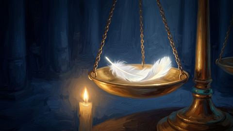 Feather of maat, Egyptian myths wallpaper
