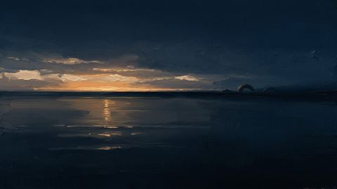 Serpent at dawn, Egyptian myths wallpaper