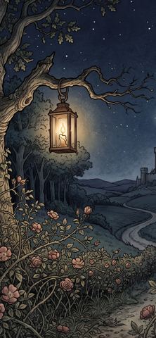 Lantern briars, Classic tales wallpaper